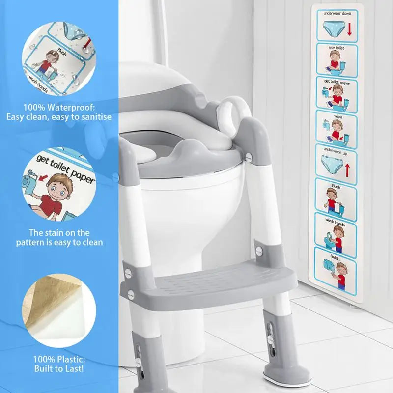 Potty Chart Visual Wall Planner, Confidence-Building Routine Tool