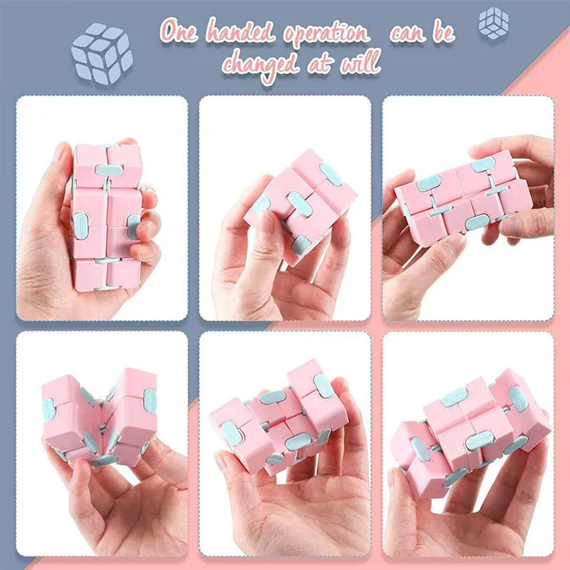 Magic Puzzle Cube Fidget -Multisensory Movement & Focus Tool