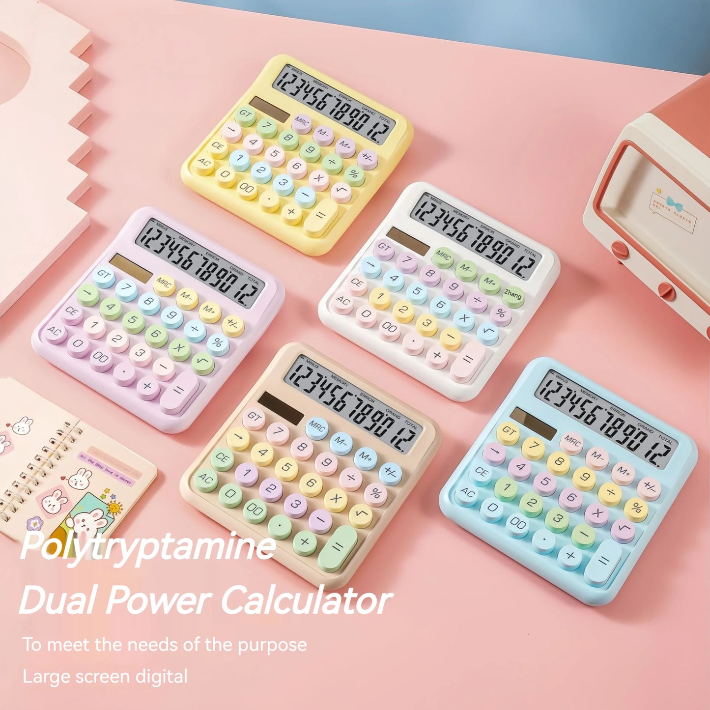 Bright calculator promoting methodical problem-solving for diverse learners