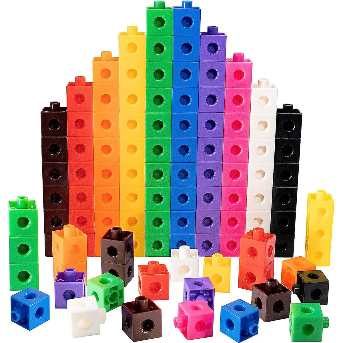 100/200Pcs Counting Mathematical Cubes
