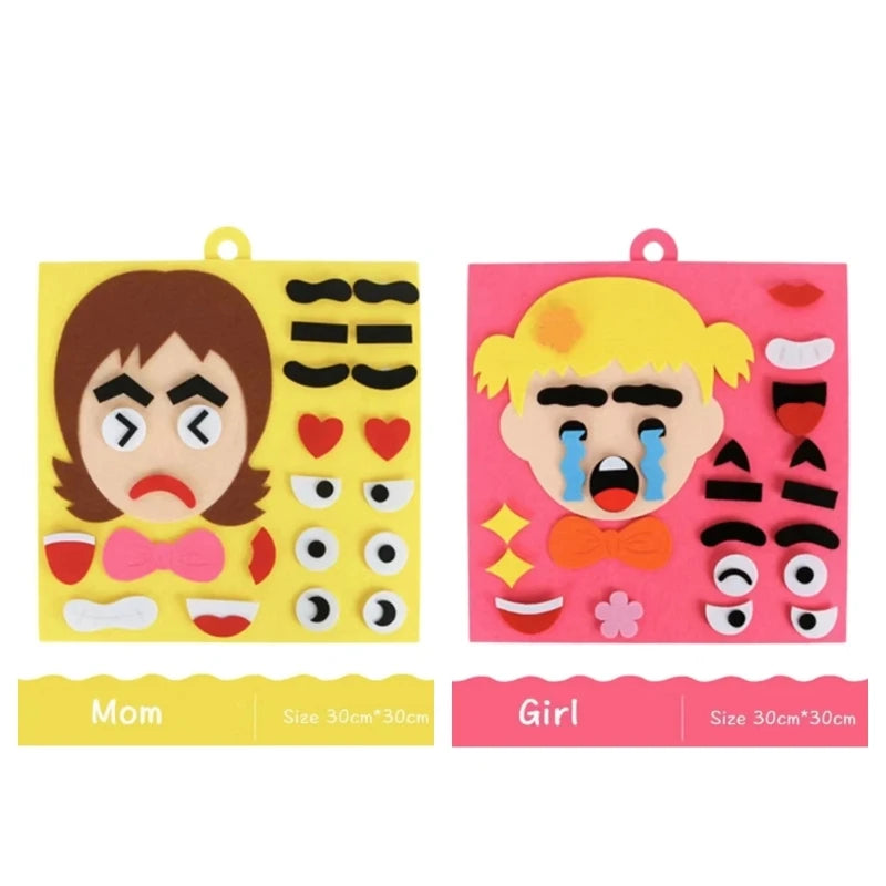 Felt Emotion Change Creative Facial Set