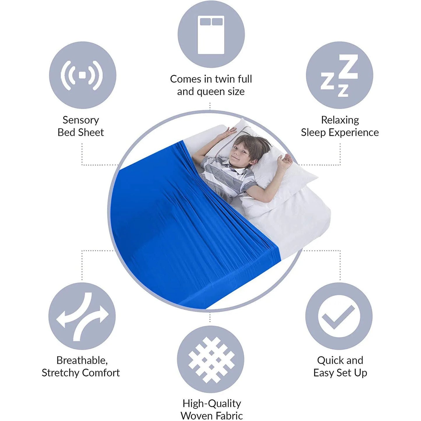 Sensory Compression Blanket -Support Calm & Regulation with Gentle Pressure