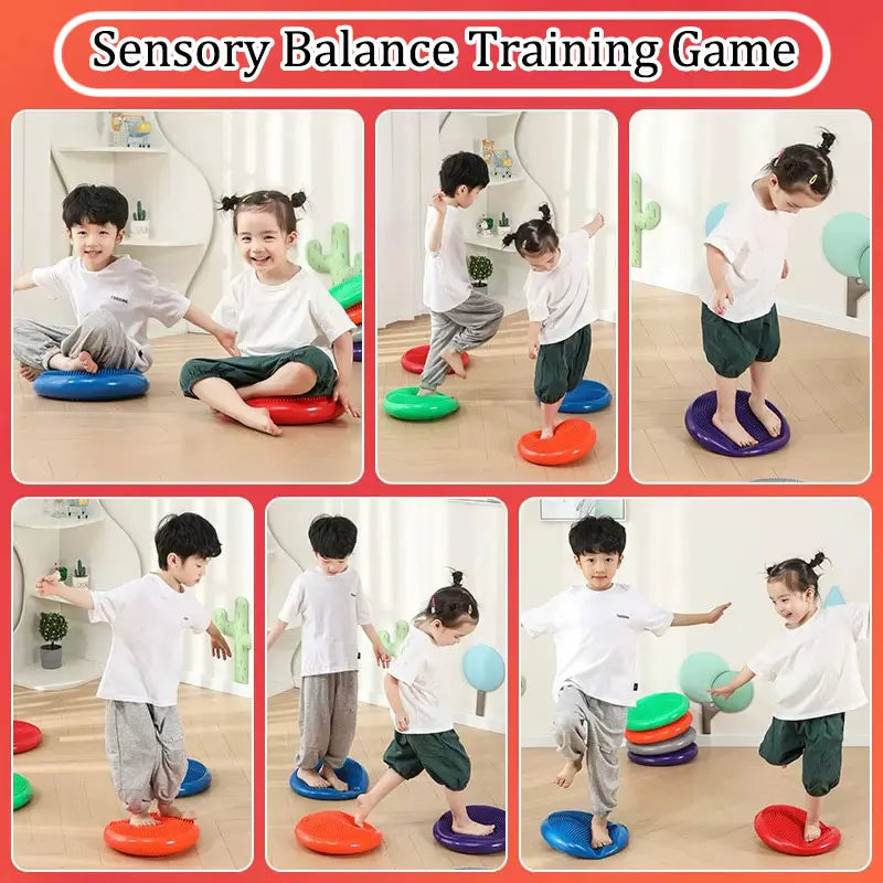 Inflatable Wobble Cushion ,Balance & Focus Tool for Neurodivergent-Friendly Movement