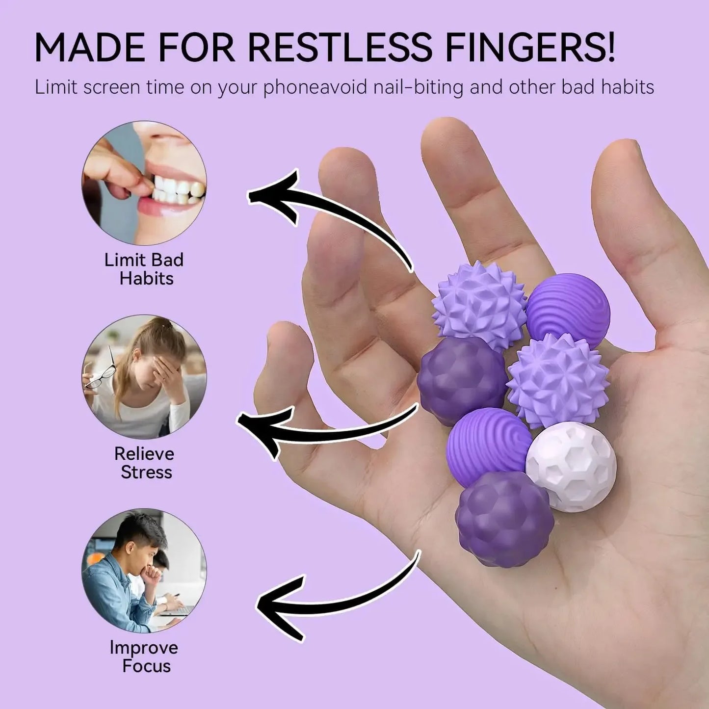 Silicone Magnetic Sensory Balls | Tactile Focus & Visual Engagement Set