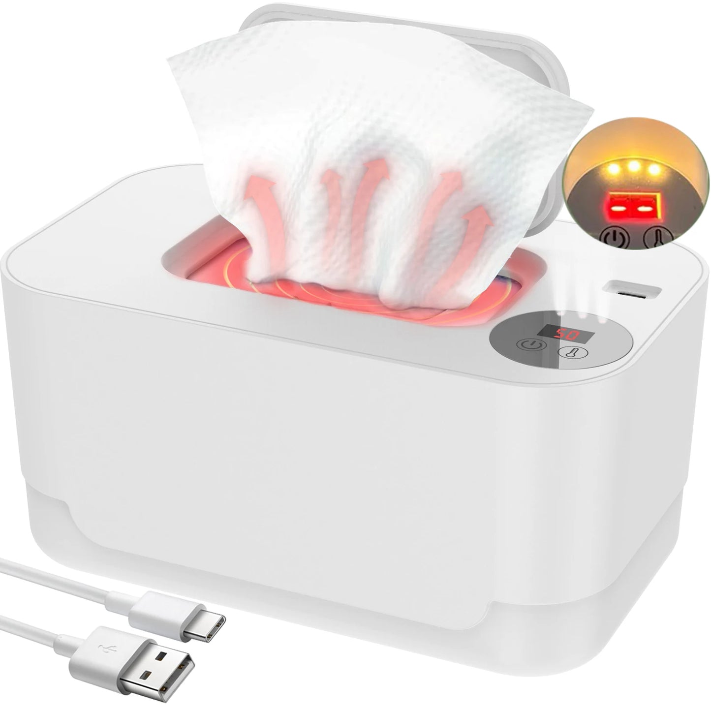USB Wipe Warmer Dispenser