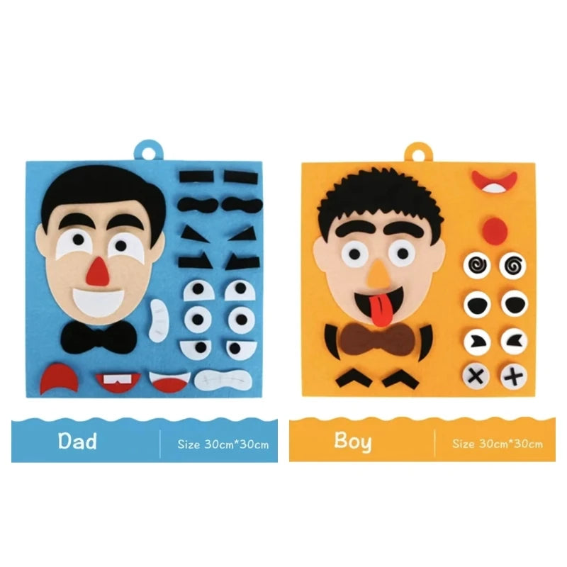 Felt Emotion Change Creative Facial Set