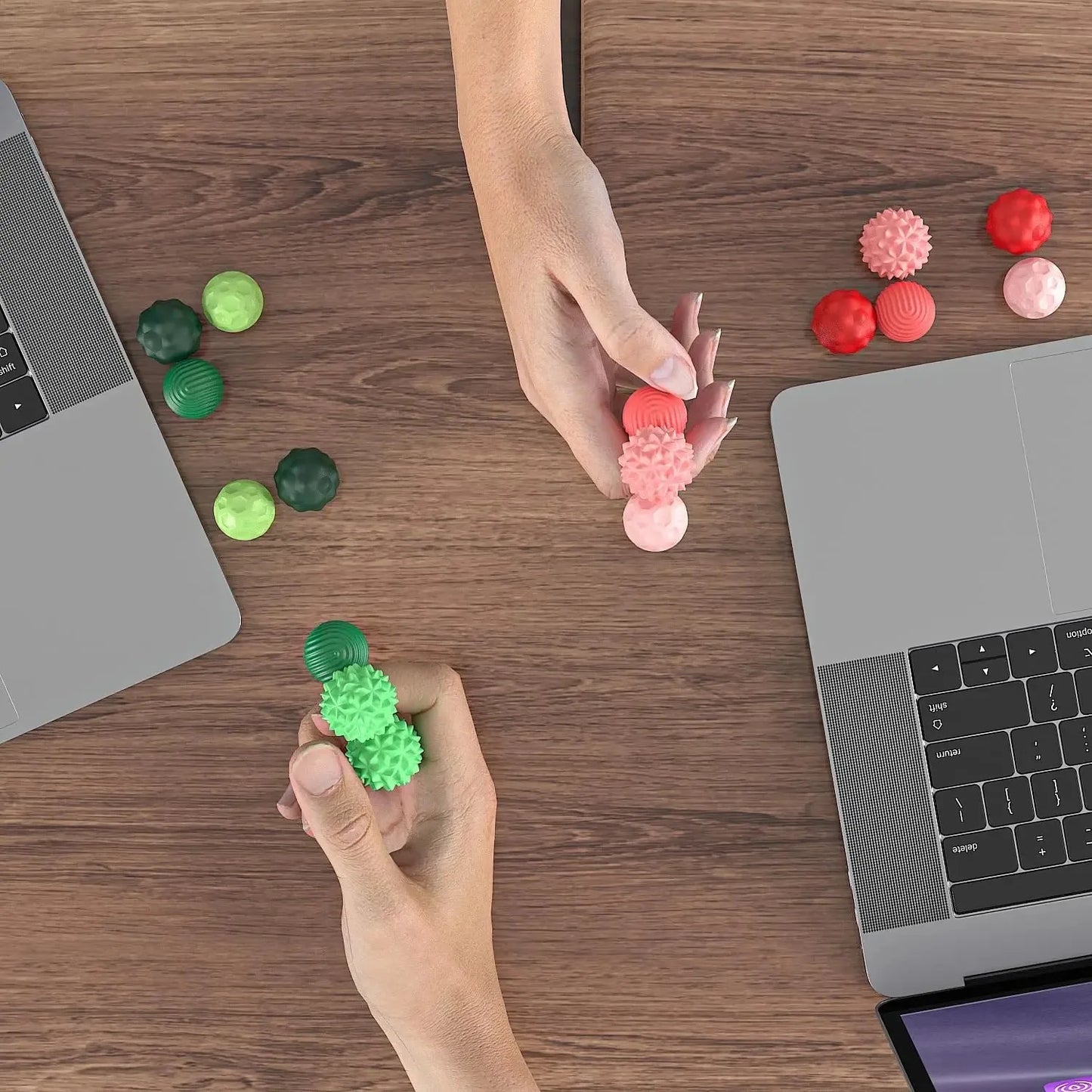 Silicone Magnetic Sensory Balls | Tactile Focus & Visual Engagement Set