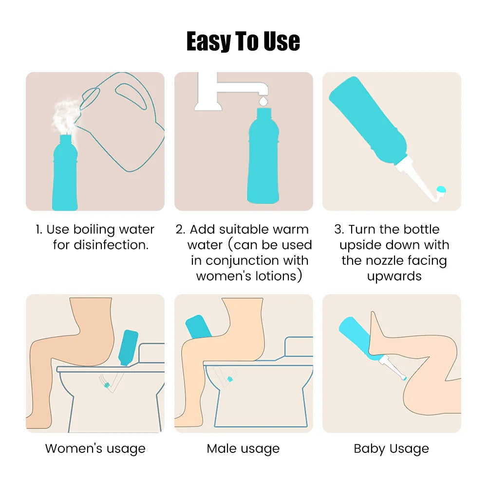 Portable Intimate Hand-Held Bidet Sprayer
