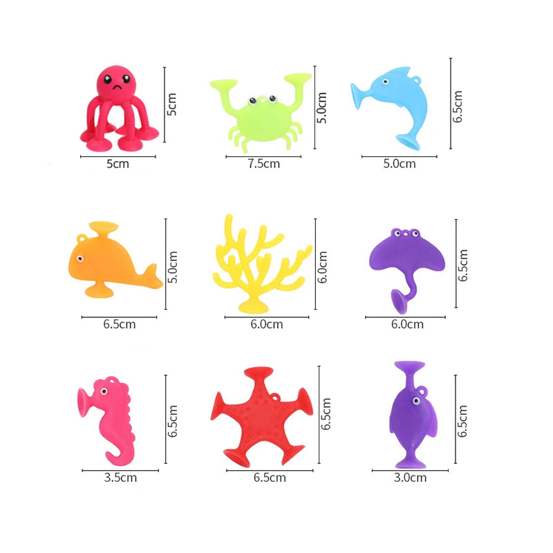 Soft Building Blocks Suction Cup Toys