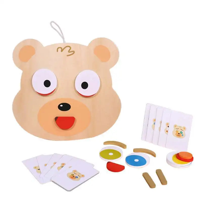 3D Magnetic Animal Puzzle – Expressive Matching Game Ages 3–6 | Brozebra