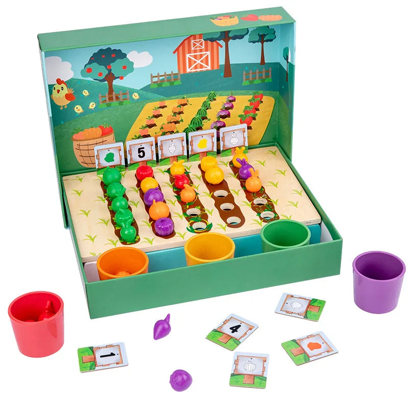 Fruits & Vegetable Math Sorting & Counting Number Game