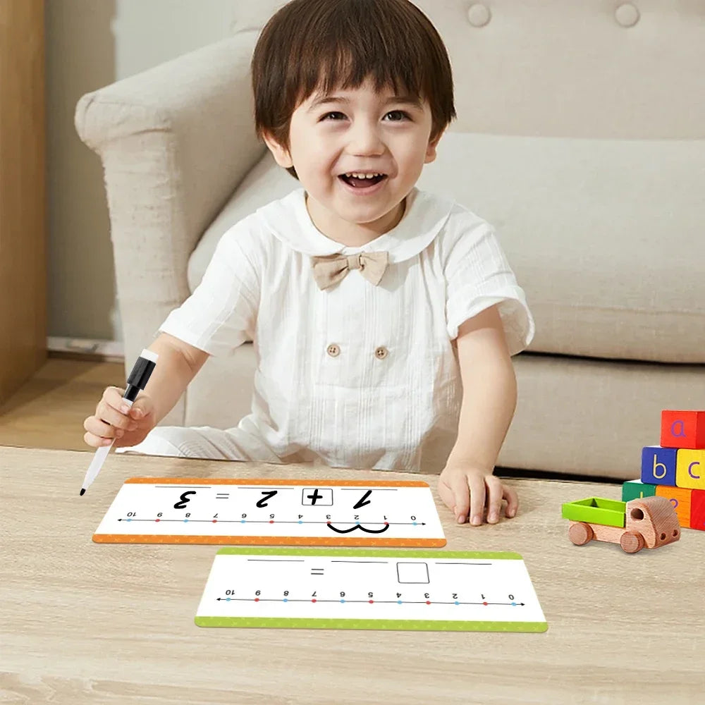 Dry Erase Number Line Cards (0–20) – Visual Maths & Dyscalculia-Friendly Learning Tool