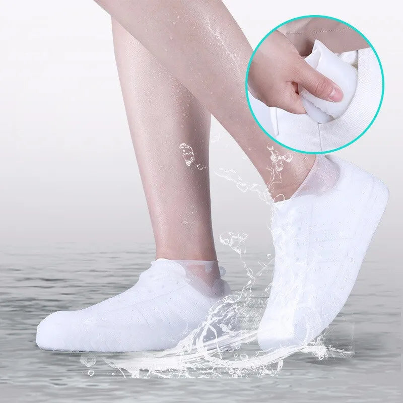 Reusable Foldable Not-Slip Rain Shoe Covers