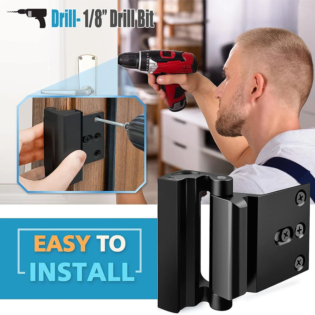 Reinforcement Safety Latch – 800lbs Rated Door Lock, Secure & Predictable Entry Control