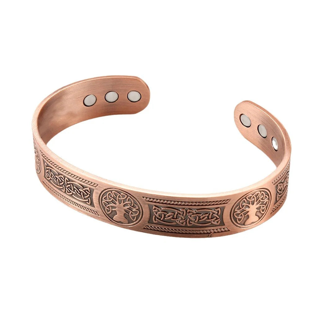Magnetic Energy Wristband Bracelet – Minimalist Grounding Cuff for Adults & Teens