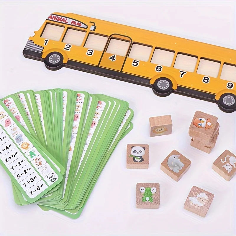 Math Educational Animal Block Game Number Matching for Neurodivergent-Friendly Learning