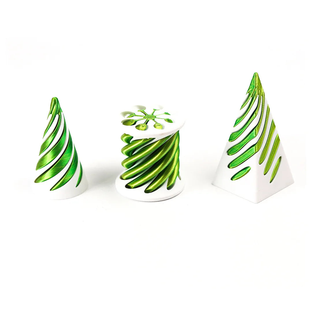 Set of 3 3D Printed Spiral Cone Fidget Toy