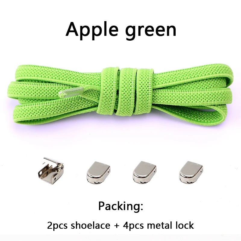 4Pcs No Tie Shoelaces – Effortless, Sensory-Friendly Footwear for All Ages