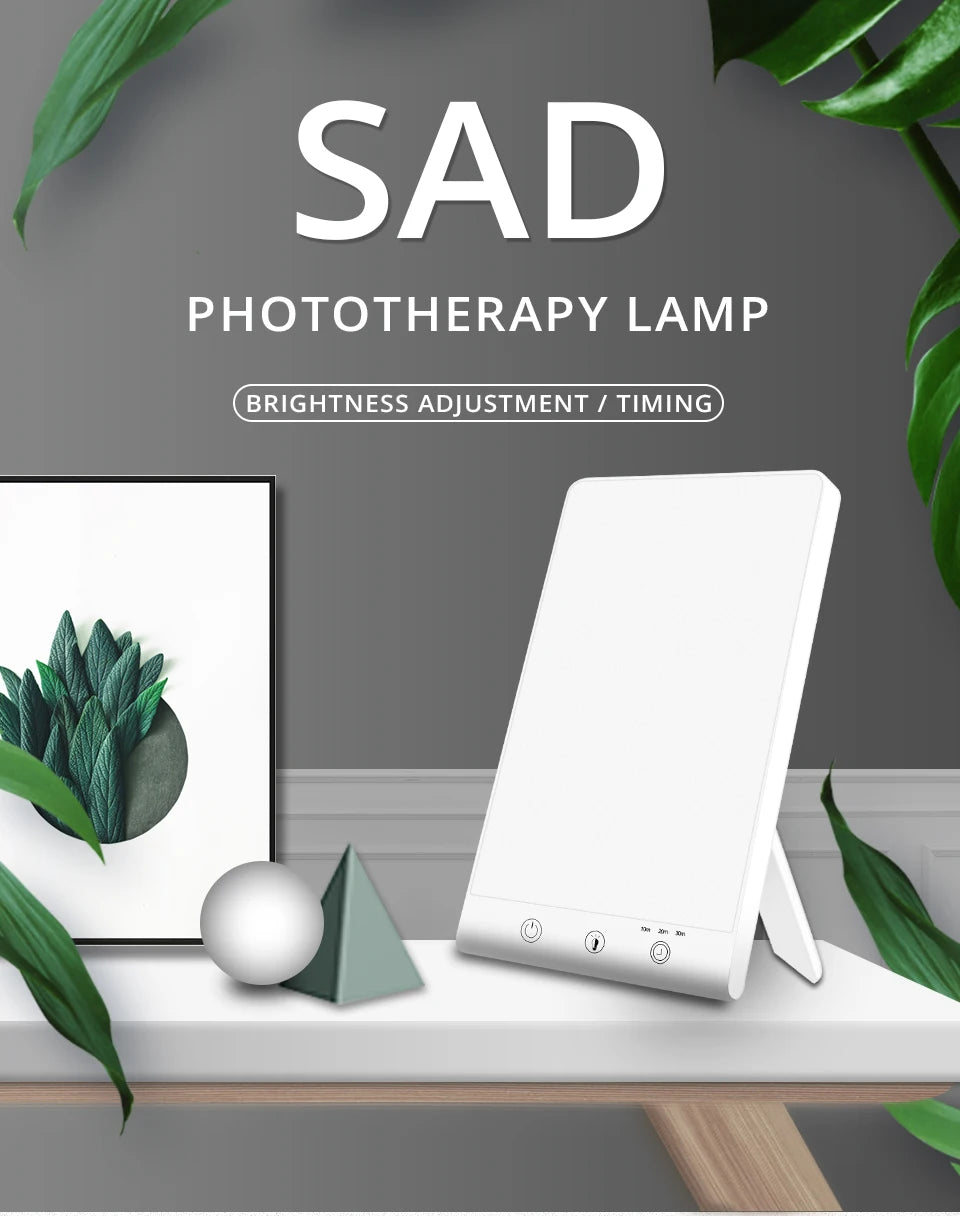 10000 Lux LED SAD Light Daylight Therapy Lamp