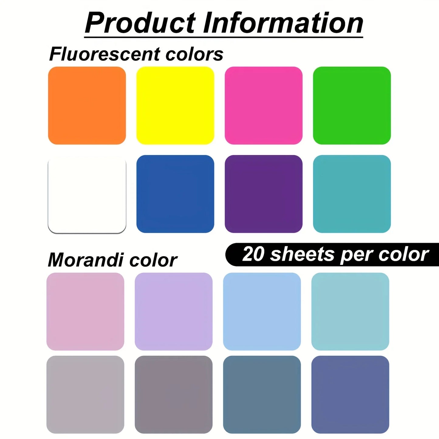 8-Pack Transparent Sticky Notes | Waterproof Self-Adhesive for Clear Organisation