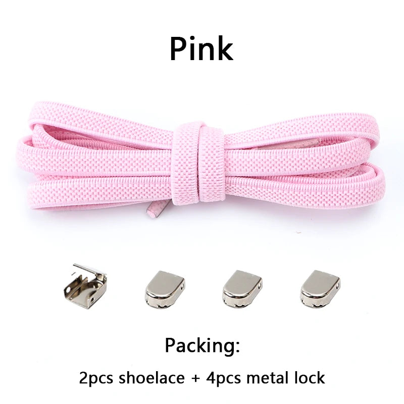 4Pcs No Tie Shoelaces – Effortless, Sensory-Friendly Footwear for All Ages