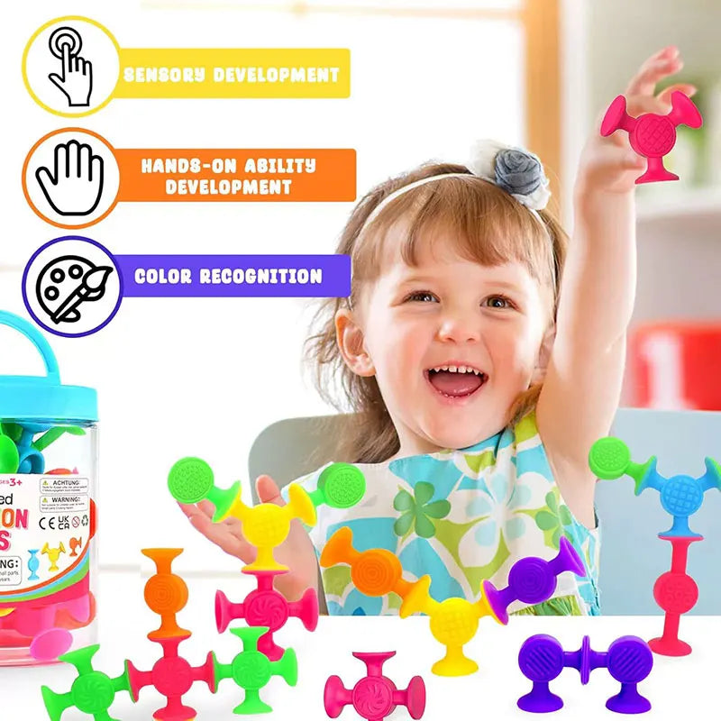 Sensory Sucker Soft Building Blocks