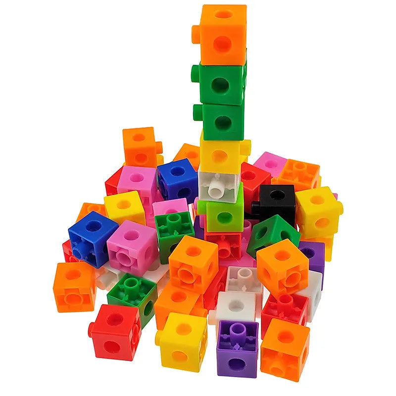 100/200Pcs Counting Mathematical Cubes