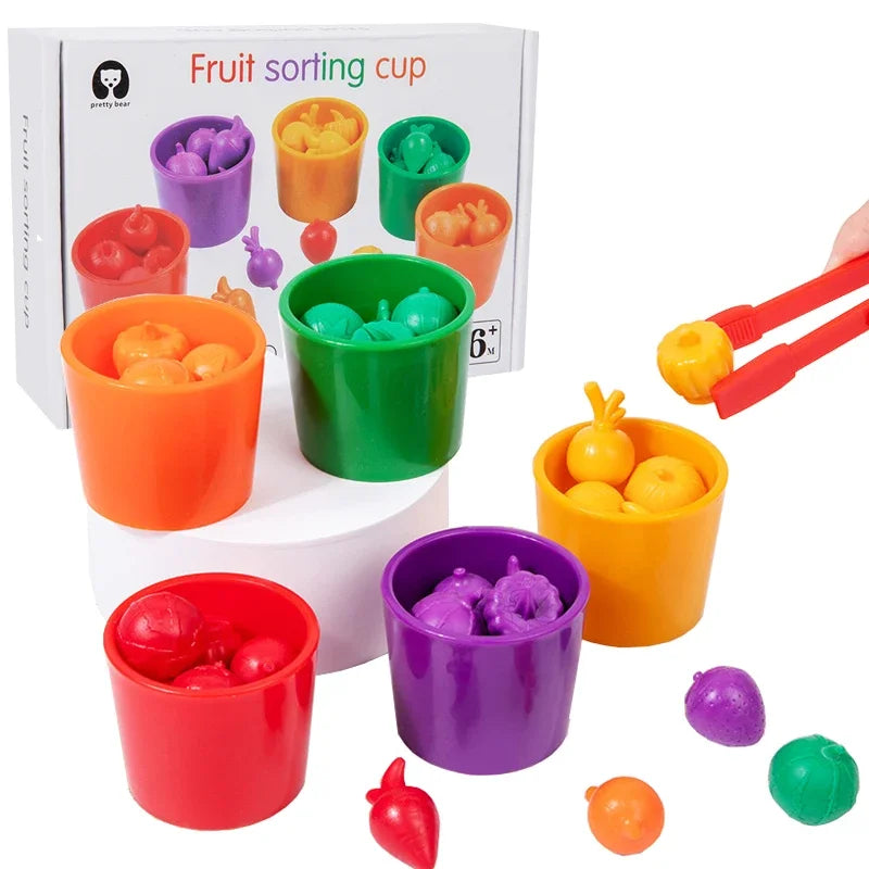 Fruits & Vegetable Math Sorting & Counting Number Game
