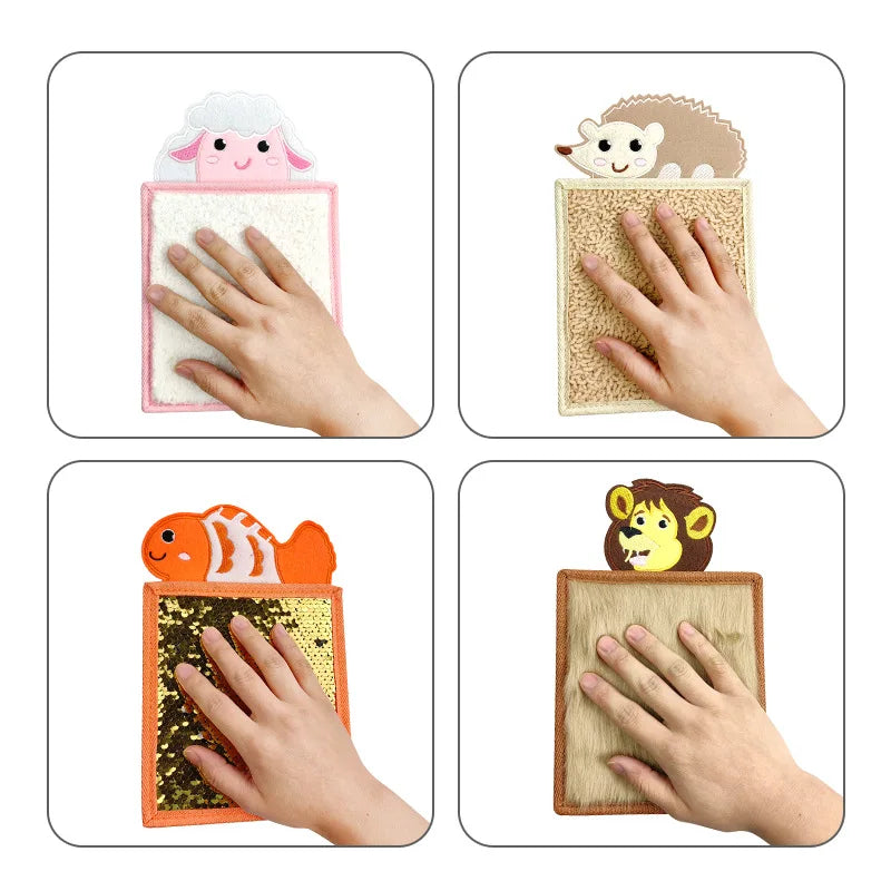 Montessori Busy Sensory Pad – Tactile Learning Mat Ages 3–6 | Brozebra
