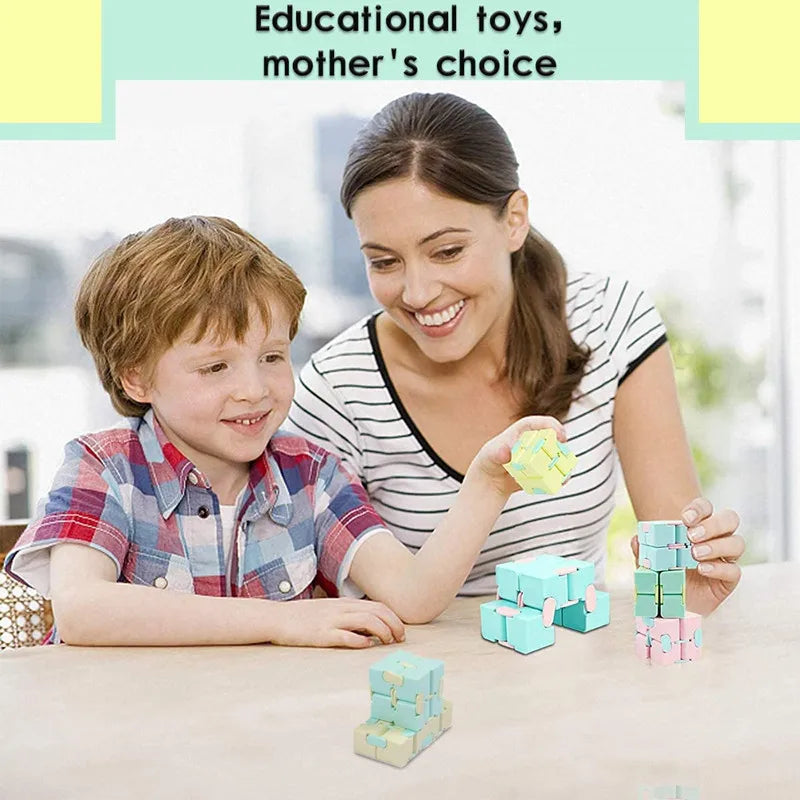 Magic Puzzle Cube Fidget -Multisensory Movement & Focus Tool