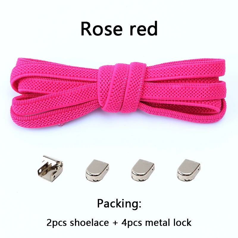 4Pcs No Tie Shoelaces – Effortless, Sensory-Friendly Footwear for All Ages