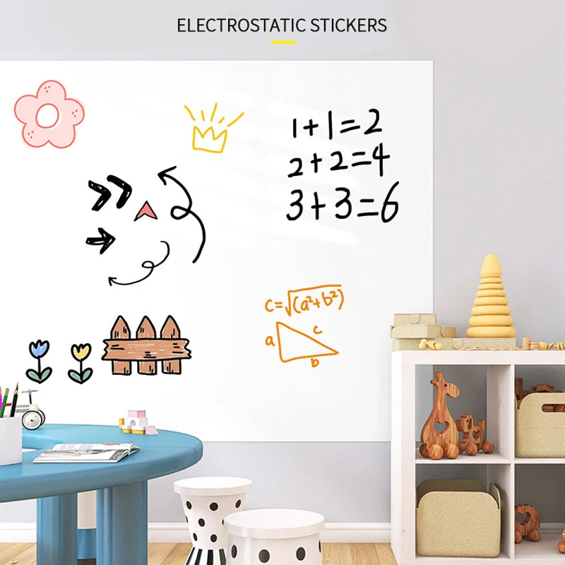 Reusable Static Whiteboard, Damage-Free Visual Planning for Neurodivergent-Friendly Spaces