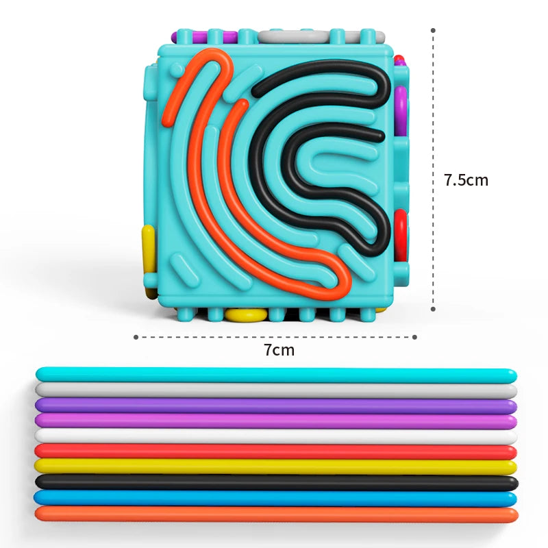 Silicone Multi-Faced Sensory Activity Board – Tactile Exploration Tool for Fine Motor & Cognitive Development
