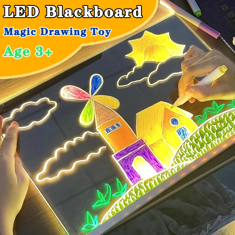 Glowing Acrylic Marker Board