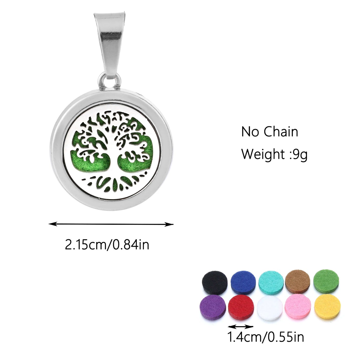 Aromatherapy Pendant – Essential Oil Necklace for Sensory Regulation & Focus