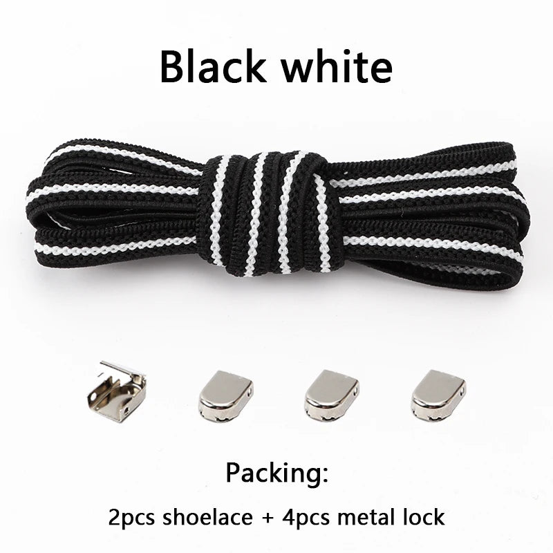 4Pcs No Tie Shoelaces – Effortless, Sensory-Friendly Footwear for All Ages