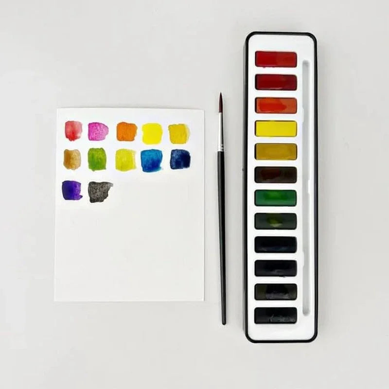 Beginner Watercolour Workbook – Guided Painting Activities for Mindfulness & Skill Building