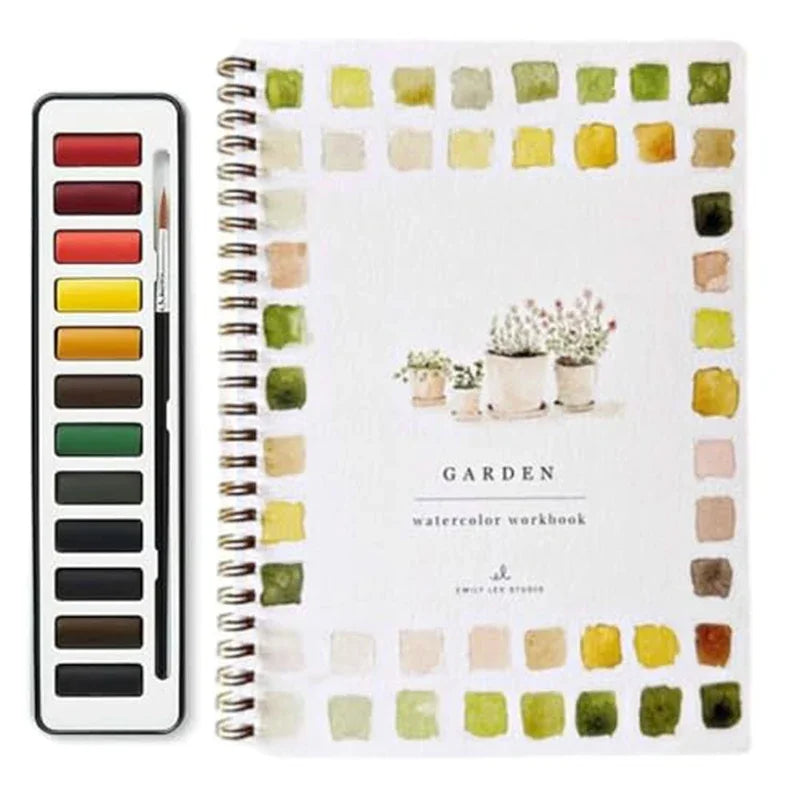 Beginner Watercolour Workbook – Guided Painting Activities for Mindfulness & Skill Building