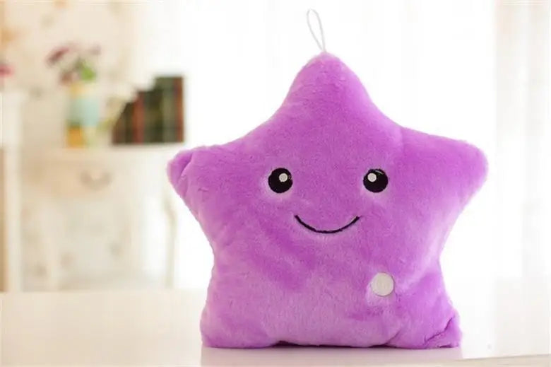 Colourful LED Light Stars Cushion – Soothing Sensory Support for Restful Spaces
