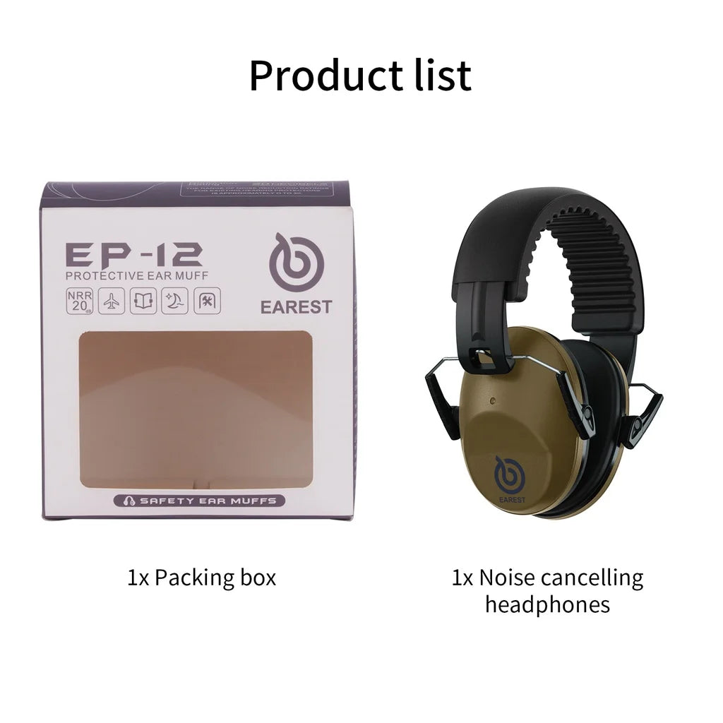 EAREST Foldable Ear Defenders- Suitable for almost everyone