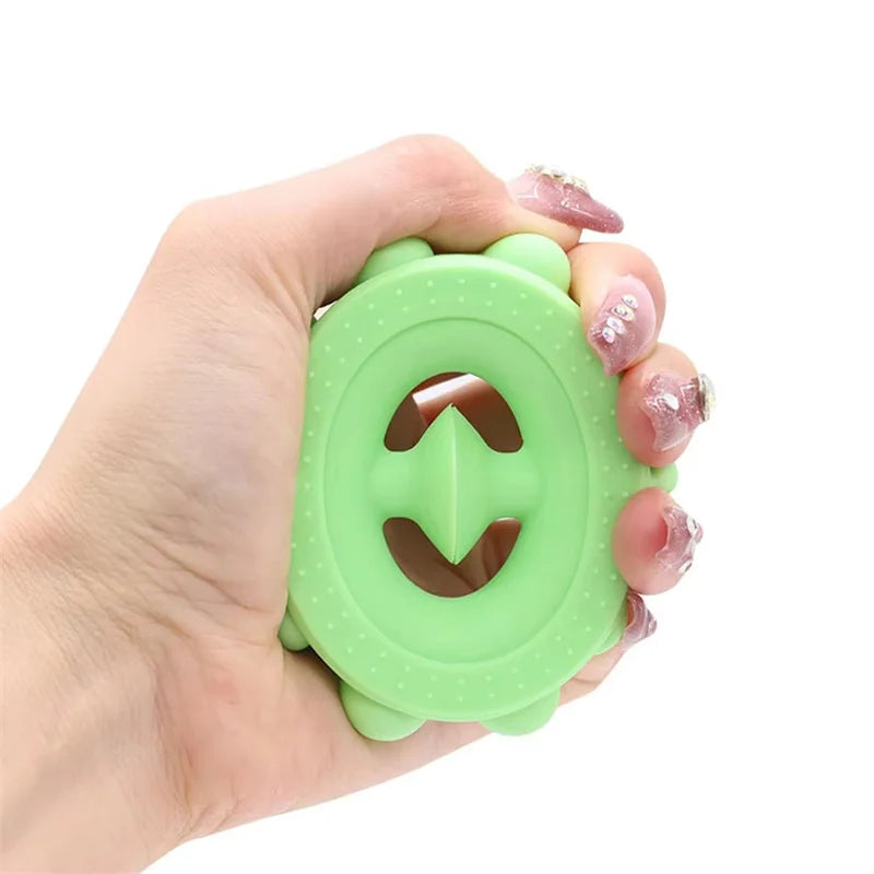 Silicone Grips Strength Decompression Circle – Grip Trainer & Fidget Ring with Soothing Poppers