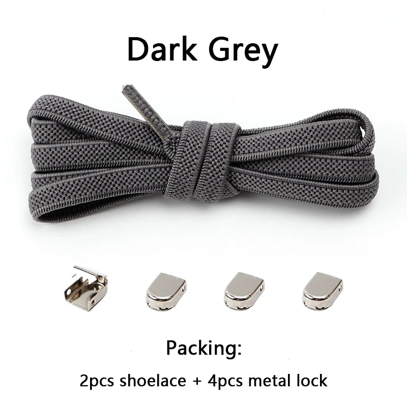 4Pcs No Tie Shoelaces – Effortless, Sensory-Friendly Footwear for All Ages