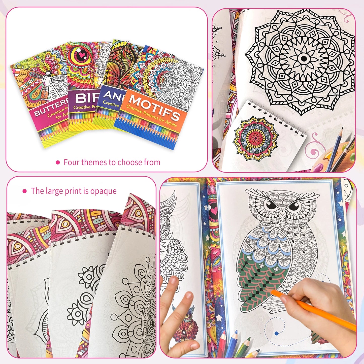 Adult Advanced Colouring Book – Intricate Patterns for Mindfulness & Sensory Engagement