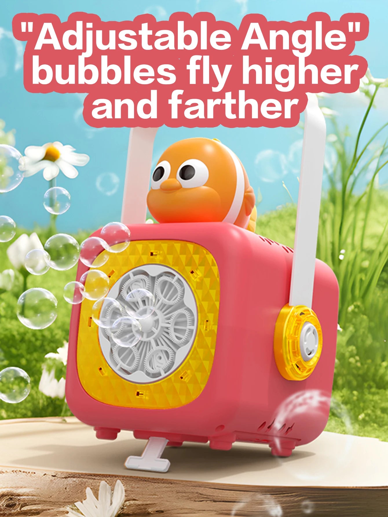 Travel Continuous Bubble Machine (Excluding Bubble Liquid and Battery)