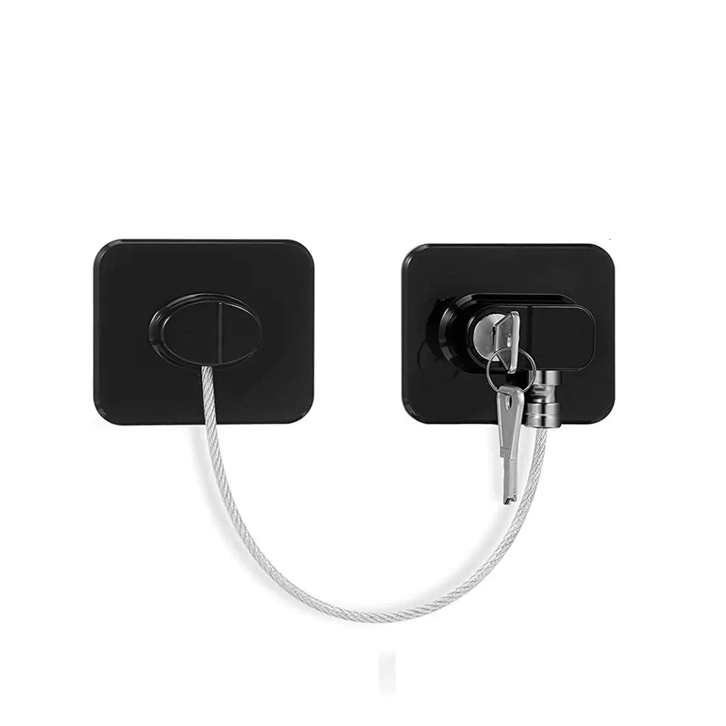 1Pcs Safety Lock – Adhesive Key Lock for Cabinets, Drawers & Windows