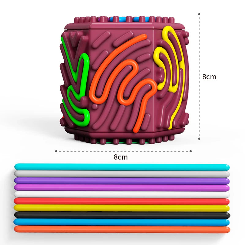 Silicone Multi-Faced Sensory Activity Board – Tactile Exploration Tool for Fine Motor & Cognitive Development