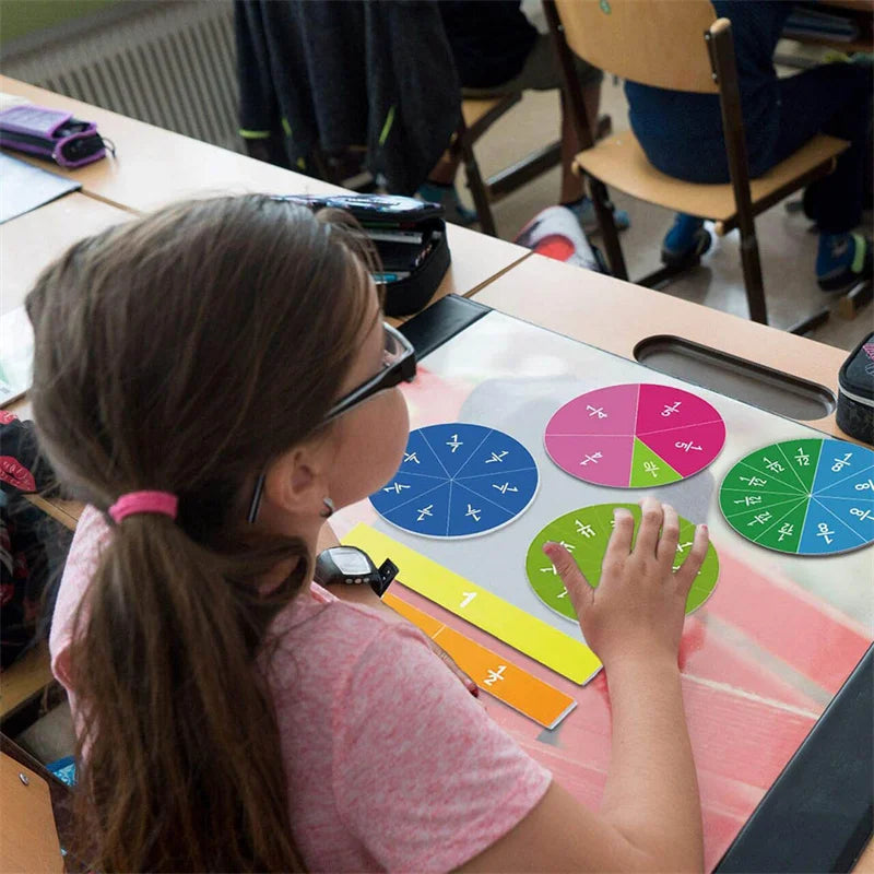 Hands-on fraction shapes ideal for sensory-friendly classroom maths