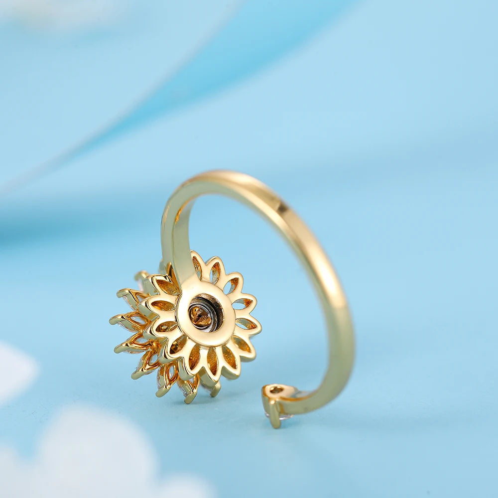Sunflower Anti Stress Fidget Rings