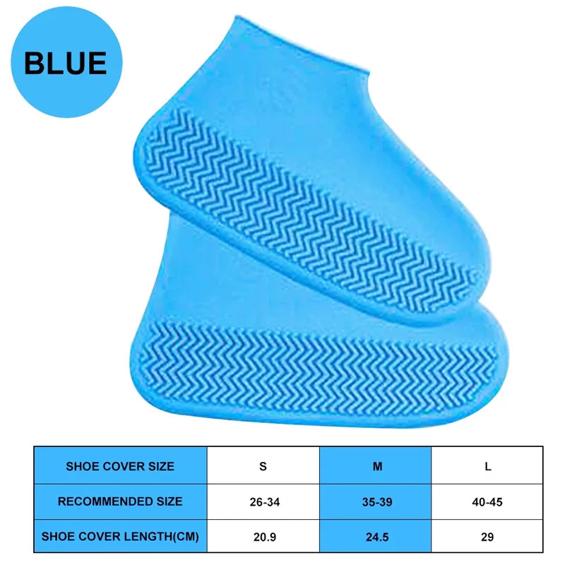 Reusable Foldable Not-Slip Rain Shoe Covers