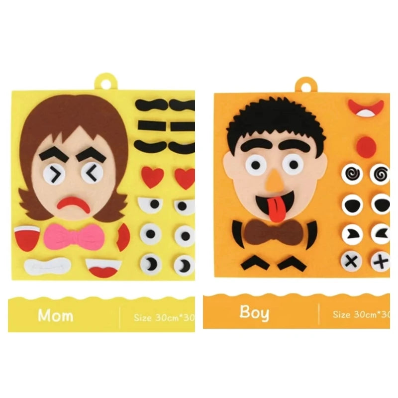 Felt Emotion Change Creative Facial Set